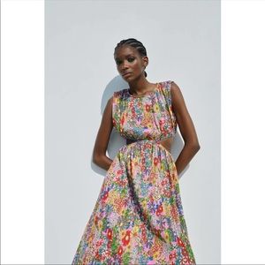 Zara pleated cut our dress small